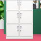 Contemporary Steel Storage Cabinet Hinged Wardrobe Armoire for Home Clearhalo 'Armoires & Wardrobes' 'armoires_wardrobes' 'Bedroom Furniture' 'furn' 'furn_armoires_wardrobes' 'Furniture' 1200x1200_cb215169-c68d-41bc-90a9-4ff254f11e91