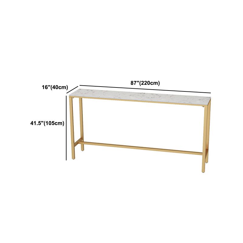 Glam Bar Set 1/2/4/7 Pcs Marble Bar Table with Upholstered Stools Clearhalo 'Bar Furniture' 'furn' 'furn_home_bar_bar_sets' 'Furniture' 'Home Bars & Bar Sets' 'home_bar_bar_sets' 'Kitchen & Dining Furniture' 1200x1200_cb2228b6-10fe-4be9-bf9e-9dc592b5e3a0