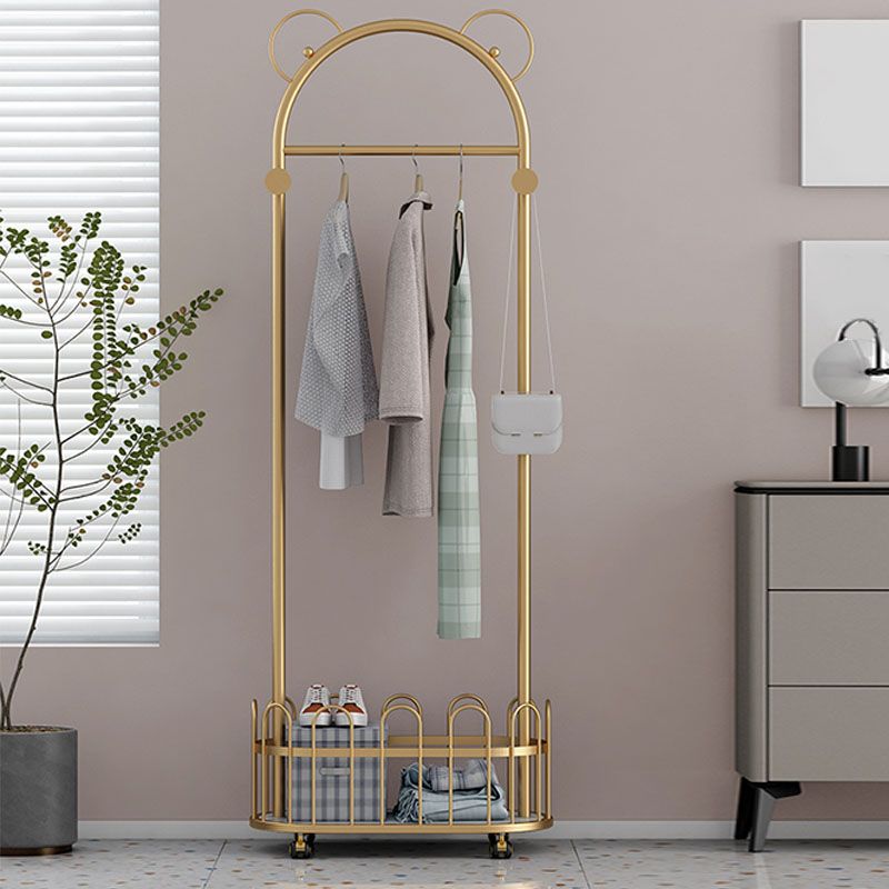 Magnifique étagère à manteau en métal.