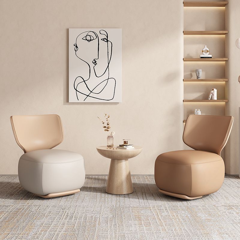 18.11" Wide Armless Chair Accent Chair with Fixed Back for Living Room Clearhalo 'Accent Chairs' 'accent_chairs' 'Chairs & Seating' 'furn' 'furn_accent_chairs' 'Furniture' 'Living Room Furniture' 1200x1200_cb258847-e75e-45f2-9ee8-004f477425bf