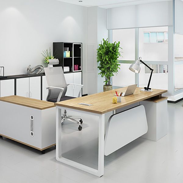 Armadio in legno di archiviazione laterale contemporanea con archiviazione