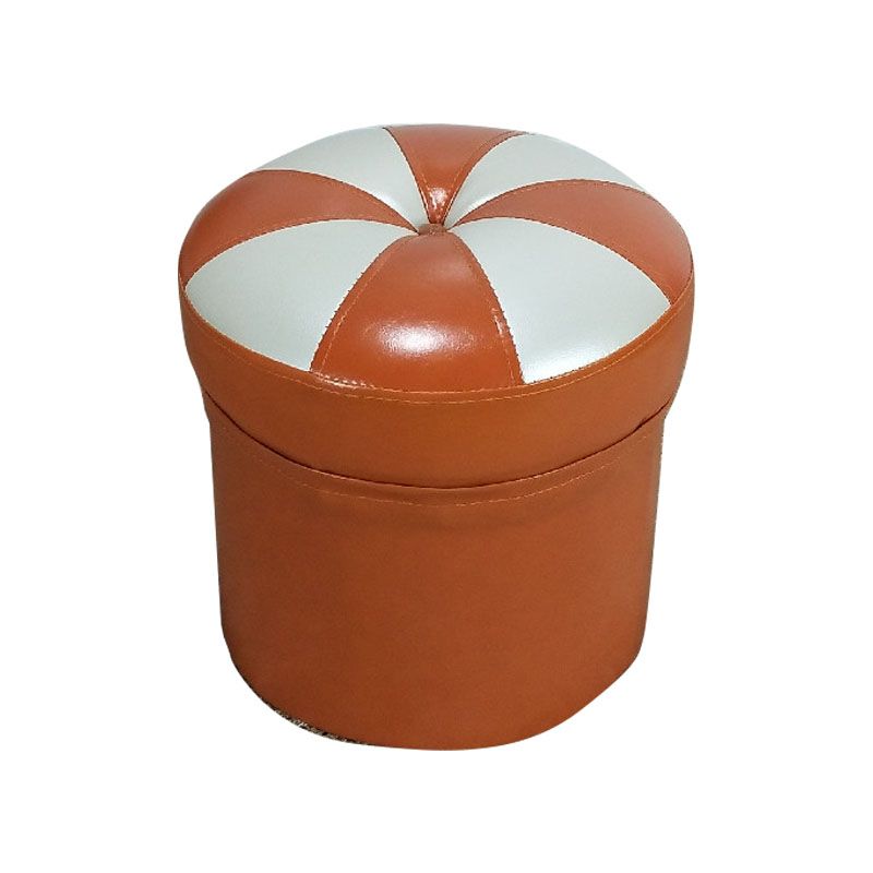 Modern Leather Pouf Water Resistant Round Pouf for Drawing Room Clearhalo 'furn' 'furn_ottomans_poufs' 'Furniture' 'Living Room Furniture' 'Ottomans & Poufs' 'ottomans_poufs' 1200x1200_cb2627a5-34ec-40c1-afbf-04e82e88d9cd