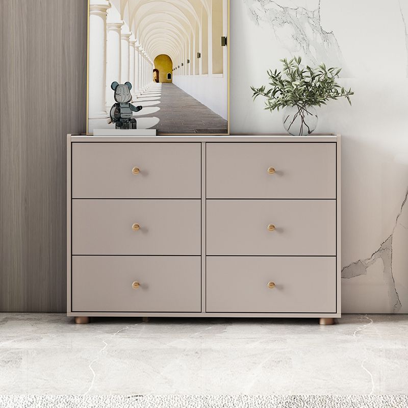 Armoire d'armoire à accent en bois moderne avec tiroir