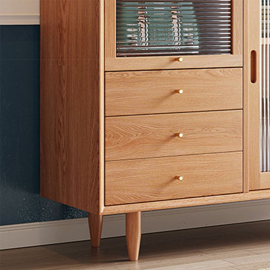 Sliding Door Sideboard Contemporary Side Board for Dining Room Clearhalo 'buffet_sideboard' 'Buffets & Sideboards' 'furn' 'furn_buffet_sideboard' 'Furniture' 'Kitchen & Dining Furniture' 1200x1200_cb2830d3-f207-4671-8be9-865f0a69f51b