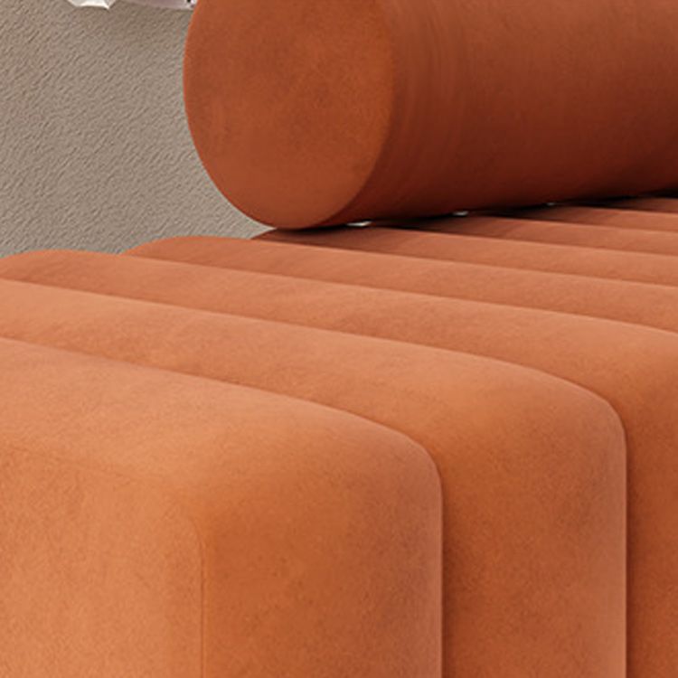 16.92 "H Declaración de sofá sin brazo de terciopelo sofá moderno para sala de estar