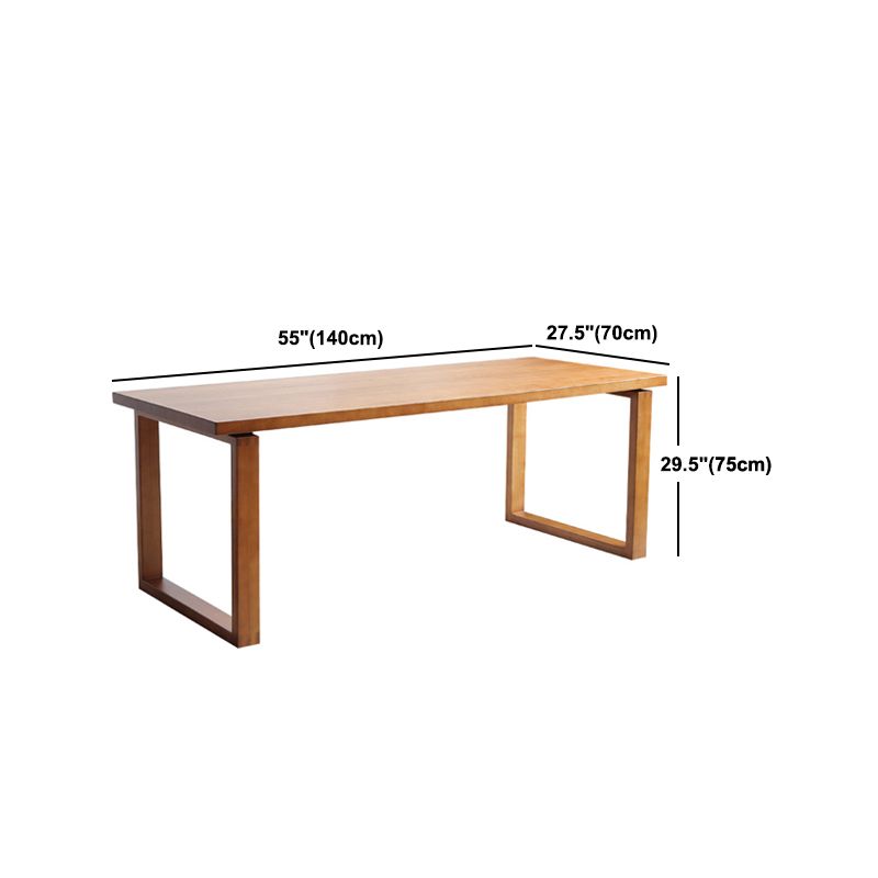 Modern Natural Dining Set 1/2/3/5 Pieces Rectangle Indoor Solid Wood Dinette Set Clearhalo 'Dining Room Sets' 'Dining Tables & Seating' 'dining_room_set' 'furn' 'furn_dining_room_set' 'Furniture' 'Kitchen & Dining Furniture' 1200x1200_cb2cd191-b4e4-4420-bb40-a175439acc19