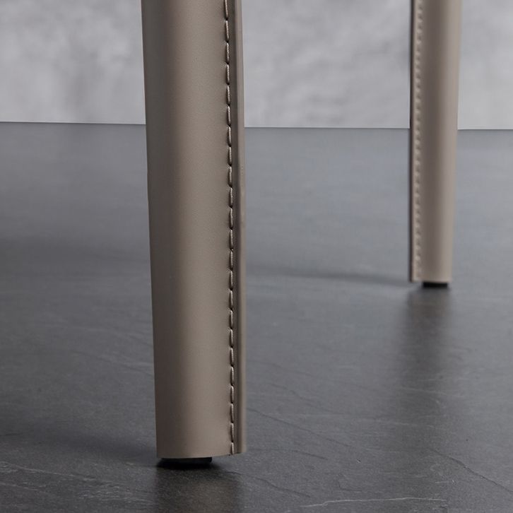 Modern Style Leather Dining Side Chair Wingback Side Armless Chair for Restaurant Use Clearhalo 'Dining Chairs' 'Dining Tables & Seating' 'dining_chair' 'furn' 'furn_dining_chair' 'Furniture' 'Kitchen & Dining Furniture' 1200x1200_cb2e8e57-f95f-42c4-be7e-ab77df174a4f