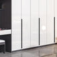 Contemporary Wooden Wardrobe White Colour Wardrobe Closet with Garment Rod