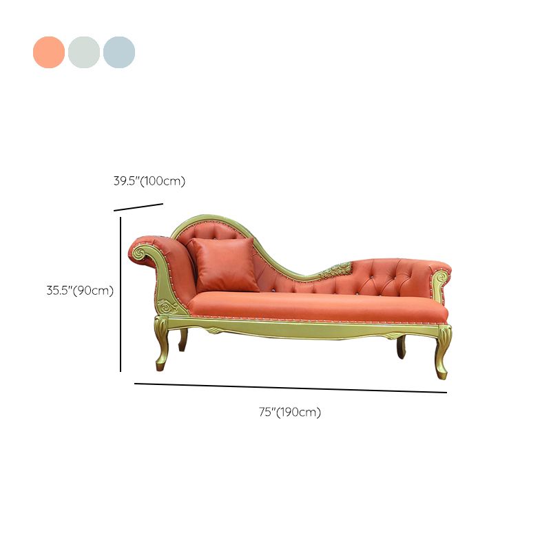 Traditional Upholstered Chaise Lounge Couch with Arms Chaise Lounge Chair Clearhalo 'Chairs & Seating' 'Chaise Lounge' 'chaise_lounge' 'furn' 'furn_chaise_lounge' 'Furniture' 'Living Room Furniture' 1200x1200_cb31b5ab-1c44-4f7e-9b77-832ec3e5425e