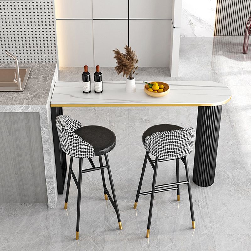 Stone Bar eettafel moderne balktafel met dubbel voetstuk voor eetkamercafé
