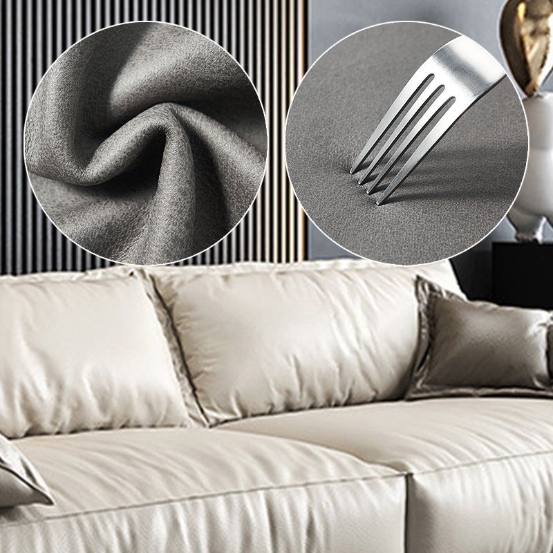 Leather Square Arm Loveseat Standard Loose Back Settee Furniture Clearhalo 'furn' 'furn_sofas' 'Furniture' 'furniture_sofas' 'kitchen' 'kitchen_sofas' 'Living Room Furniture' 'Sofa' 'sofas' 1200x1200_cb391369-1b35-49f4-993b-dfa2b0fe33c8