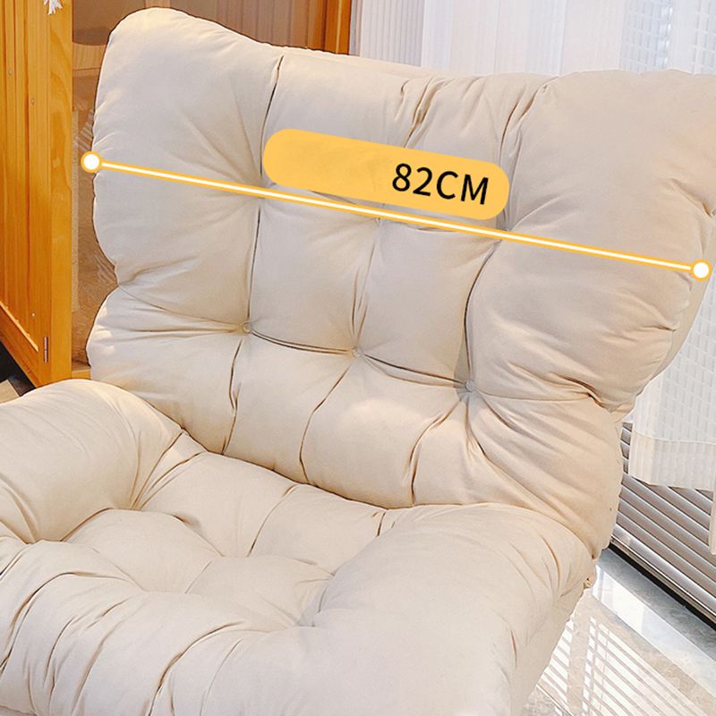 Scandinavian Tufted Single Recliner Chair Wooden Manual Recliner Chair with Footrest Clearhalo 'Chairs & Seating' 'furn' 'furn_recliners' 'Furniture' 'Living Room Furniture' 'Recliners' 1200x1200_cb396311-7a81-45a1-81c3-77b3515c6c8e