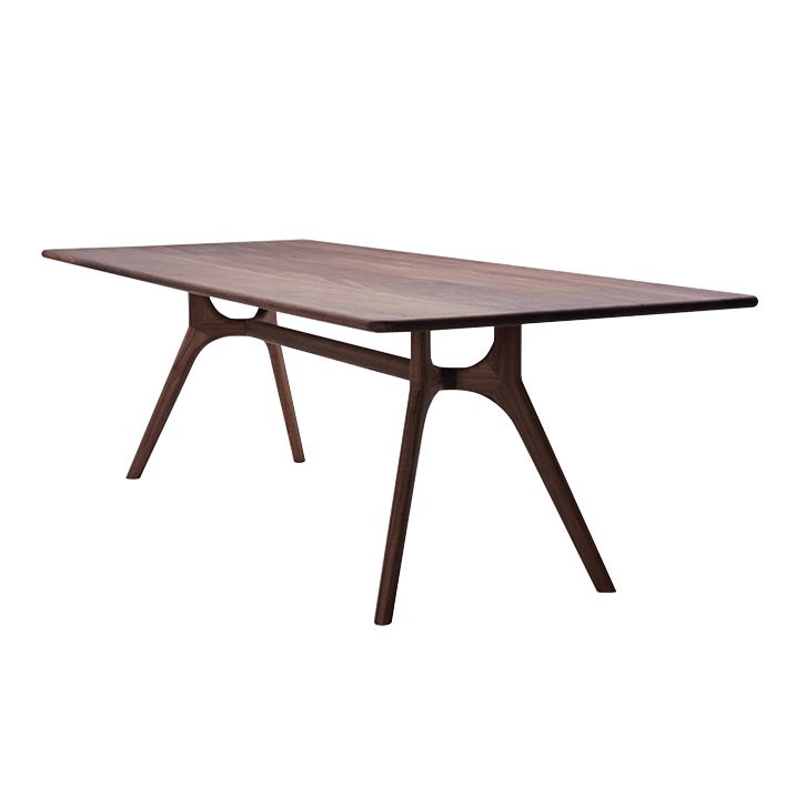 Rectangle 4 Legs Casual Dining Table Wood Color Fixed Table of Pinewood Solid Wood Clearhalo ' dining_table' 'Dining Tables & Seating' 'Dining Tables' 'furn' 'furn_dining_table' 'Furniture' 'furniture_dining_table' 'Kitchen & Dining Furniture' 'kitchen&dining_furn' 'kitchen' 'kitchen_dining_table' 1200x1200_cb39f636-0894-44d3-a16e-9a615ea1476f