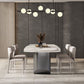 Minimalist Style Dining Table Set with Rectangle Shape Table and Upholstery Chairs Clearhalo 'Dining Room Sets' 'Dining Tables & Seating' 'dining_room_set' 'furn' 'furn_dining_room_set' 'Furniture' 'furniture_dining_room_set' 'Kitchen & Dining Furniture' 'kitchen&dining_furn' 'kitchen' 1200x1200_cb3a3050-6de7-4246-b8b4-4609ba7ab21e