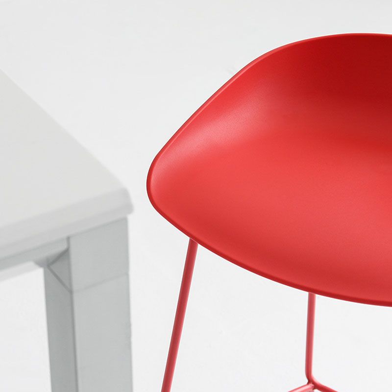 Modern Style Bar-stool Sled Legs PP Bucket Seat Barstool for Counter Bar Clearhalo 'Bar Furniture' 'Bar Stools' 'bar_stools' 'furn' 'furn_bar_stools' 'furniture_bar_stools' 'Kitchen & Dining Furniture' 'kitchen&dining_furn' 'kitchen' 'kitchen_furn' Furniture' 1200x1200_cb3c1384-6fc4-4296-b34e-e05613f9b896