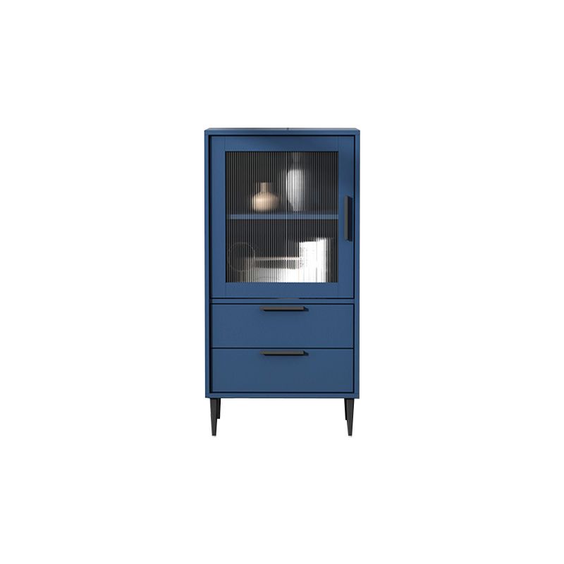 11.81" Wide Wooden Accent Cabinet with 1 Door Modern Side Cabinet with 2 Drawers Clearhalo 'Cabinets & Chests' 'cabinets_chests' 'furn' 'furn_cabinets_chests' 'Furniture' 'Living Room Furniture' 1200x1200_cb3db057-ab15-40aa-871a-3439732e4440