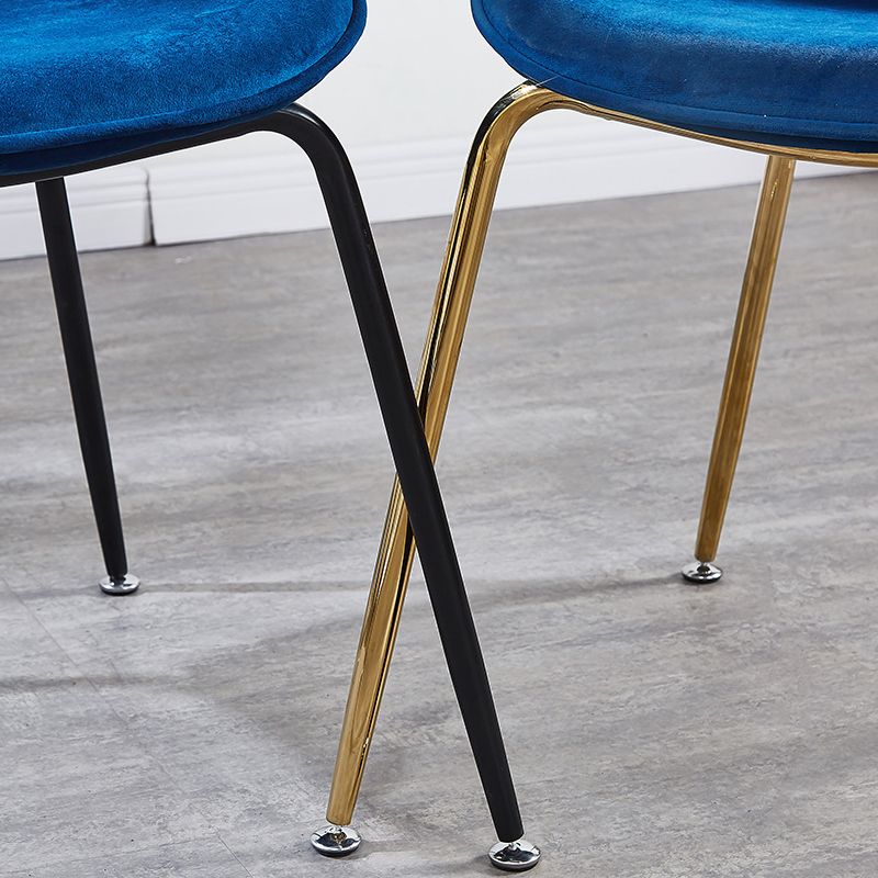 Glam Style Dining Chair Upholstered Dining Side Chair for Dining Room Clearhalo 'Dining Chairs' 'Dining Tables & Seating' 'dining_chair' 'furn' 'furn_dining_chair' 'Furniture' 'furniture_dining_chair' 'Kitchen & Dining Furniture' 1200x1200_cb3ea912-ee23-45bc-ba6a-84a01e73cdf4