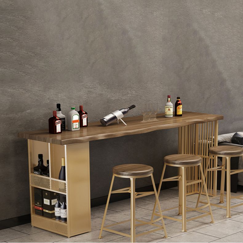 Tavolo da pranzo in legno in legno massiccio rettangolo tavolo da pranzo contemporanea con base di stoccaggio