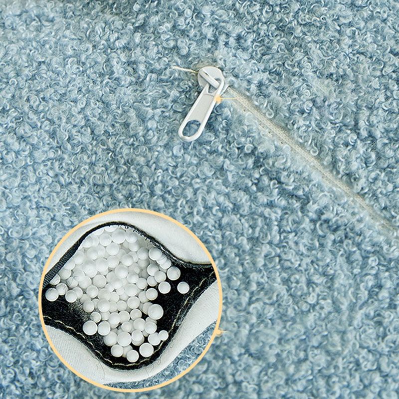 Contemporary Pouf Ottoman Velvet Upholstered Flower Shape Ottoman Clearhalo 'furn' 'furn_ottomans_poufs' 'Furniture' 'Living Room Furniture' 'Ottomans & Poufs' 'ottomans_poufs' 1200x1200_cb400f4f-d446-428f-b1ee-a515df798492