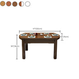 Extendable Dining Table Wood Dining Table for Kitchen Dining Room Clearhalo 'Dining Tables & Seating' 'Dining Tables' 'dining_table' 'furn' 'furn_dining_table' 'Furniture' 'Kitchen & Dining Furniture' 1200x1200_cb40d09e-1dbe-455b-950f-56e99c87fd38