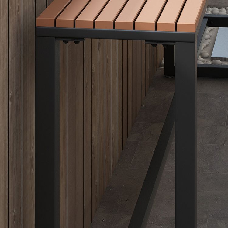 1/2/5 Pieces Modern Bar Table Set Rectangle Plastic Wood Counter Table with High Stools Clearhalo 'Bar Furniture' 'furn' 'furn_home_bar_bar_sets' 'Furniture' 'Home Bars & Bar Sets' 'home_bar_bar_sets' 'Kitchen & Dining Furniture' 1200x1200_cb40f448-fd73-4a26-b7fa-1e840bc6aeb3