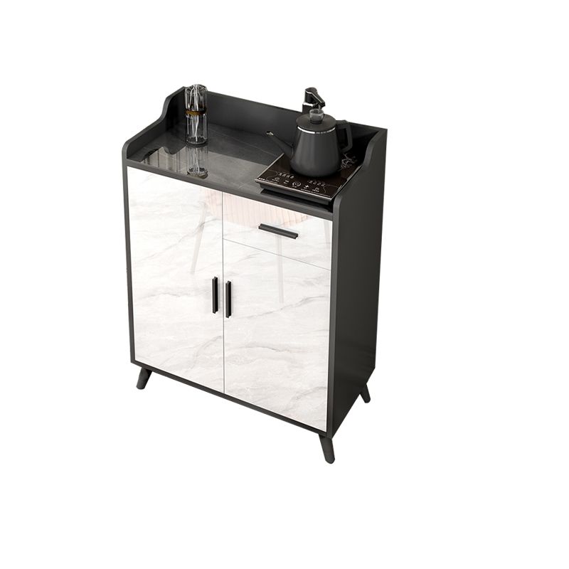 Sideboard di pietra contemporanea Scaffali regolabili Sideboard mobile con 1 disegno