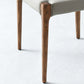 Contemporary Solid Wood Armless Chair Home Upholstered Dining Chair