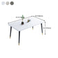Sintered Stone Dining Table Traditional Luxury Table for Home Use Clearhalo ' dining_table' 'Dining Tables & Seating' 'Dining Tables' 'furn' 'furn_dining_table' 'Furniture' 'furniture_dining_table' 'Kitchen & Dining Furniture' 'kitchen&dining_furn' 'kitchen' 'kitchen_dining_table' 1200x1200_cb478479-2f22-4783-aafd-7c21802eab8a