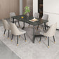 Modern Rectangle Dining Table Sintered Stone Dining Table with Double Pedestal Clearhalo ' dining_table' 'Dining Tables & Seating' 'Dining Tables' 'furn' 'furn_dining_table' 'Furniture' 'furniture_dining_table' 'Kitchen & Dining Furniture' 'kitchen&dining_furn' 'kitchen' 'kitchen_dining_table' 1200x1200_cb497b4f-9eb0-4b30-9bad-ecd7081422f2