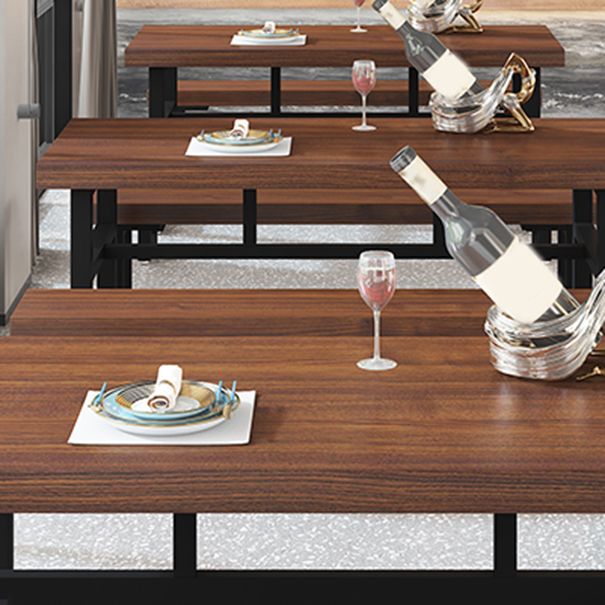 Modern 1/3/5 Pieces Dining Set Rectangle Wood Dining Table for Kitchen