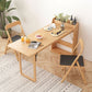 Foldable Ash Wood Dining Table Medieval Modern Rectangle Table with Double Pedestal Clearhalo ' dining_table' 'Dining Tables & Seating' 'Dining Tables' 'furn' 'furn_dining_table' 'Furniture' 'furniture_dining_table' 'Kitchen & Dining Furniture' 'kitchen&dining_furn' 'kitchen' 'kitchen_dining_table' 1200x1200_cb4b27cf-c1e3-4846-866f-95df1ac2e95b