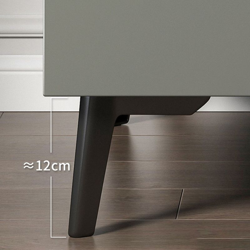 2つの引き出し付きのコンテンポラリーナイトテーブルフェイクウッドベッドサイドキャビネット