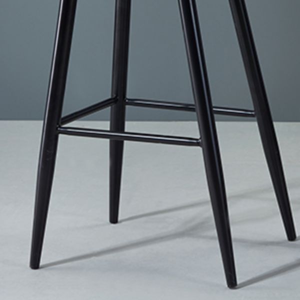 Sgabello da bar rettangolo interno bassa schiena poggiapiedi moderni sgabelli moderni