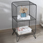 Metal Rectangle Closed Storage Bookcase Nordic Standard Bookshelf
