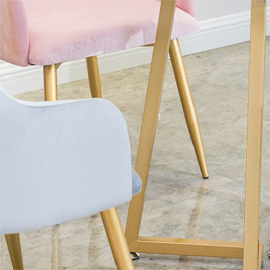 Glam Style Round Dining Room Table Set 1/3/4/5 Pieces Dining Set Clearhalo 'Dining Room Sets' 'Dining Tables & Seating' 'dining_room_set' 'furn' 'furn_dining_room_set' 'Furniture' 'furniture_dining_room_set' 'Kitchen & Dining Furniture' 1200x1200_cb4dfda8-2616-4d37-bdfa-c8164edf9b5b