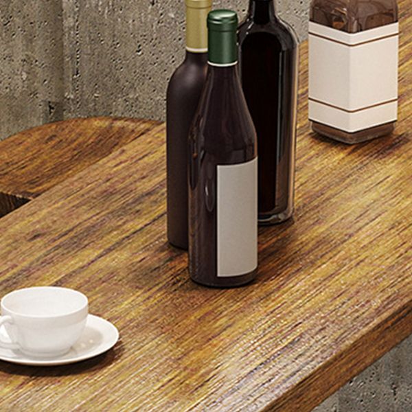 Brown Bar Stool and Table Set Industrial 1/2/4/7 Pieces Table and Stool Set Clearhalo 'Bar Furniture' 'furn' 'furn_home_bar_bar_sets' 'Furniture' 'Home Bars & Bar Sets' 'home_bar_bar_sets' 'Kitchen & Dining Furniture' 1200x1200_cb4e5fbf-127e-49c8-acb9-5707641d2f53