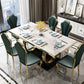 Luxury Style Marble Dining Table Trestle Base Rectangle Table for Home Clearhalo ' dining_table' 'Dining Tables & Seating' 'Dining Tables' 'furn' 'furn_dining_table' 'Furniture' 'furniture_dining_table' 'Kitchen & Dining Furniture' 'kitchen&dining_furn' 'kitchen' 'kitchen_dining_table' 1200x1200_cb545fdc-73fb-47c8-8d26-2b67929f25c9