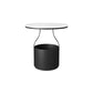 Cabinet de chevet de rangement ouvert contemporain Stone Accent Table Table table de nuit pour chambre à coucher