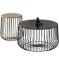 Mid-century Modern Iron Round Coffee Table, Frame Base Cocktail Table Clearhalo 'Coffee & Accent Tables' 'Coffee Tables' 'coffee_tables' 'furn' 'furn_coffee_tables' 'Furniture' 'Living Room Furniture' 1200x1200_cb58a45c-9ef9-49e2-844e-cce25a6e3820