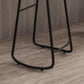 Modern Backrest Counter Stool Iron Milk Tea Shop Bar Stool with Wooden Seat and Pedal Clearhalo 'Bar Furniture' 'Bar Stools' 'bar_stools' 'furn' 'furn_bar_stools' 'Furniture' 'furniture_bar_stools' 'Kitchen & Dining Furniture' 1200x1200_cb5b8624-b0bf-45d0-a661-6a0ab8bf302e