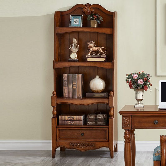 Contemporary Closed Back Bookshelf Vertical Solid Wood Bookcase for Office Clearhalo 'Bookcases' 'furn' 'furn_bookcases' 'Furniture' 'Office Furniture' 1200x1200_cb5f5cbf-0532-4073-8adc-47b9c92d8d3e