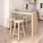 Modern Rectangular Pub Table Set 1/2/5 Pieces Wooden Counter Table Clearhalo 'Bar Furniture' 'furn' 'furn_home_bar_bar_sets' 'Furniture' 'Home Bars & Bar Sets' 'home_bar_bar_sets' 'Kitchen & Dining Furniture' 1200x1200_cb5f8ed4-5fe5-4728-a5e9-bee16a98d237