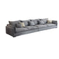 Light-grey Contemporary Sectional Stain-Resistant Living Room Solid Wood Sofa