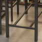 Ensemble de Table de Bar moderne 1/2/5 pièces, Table de comptoir en bois de pin avec tabourets hauts