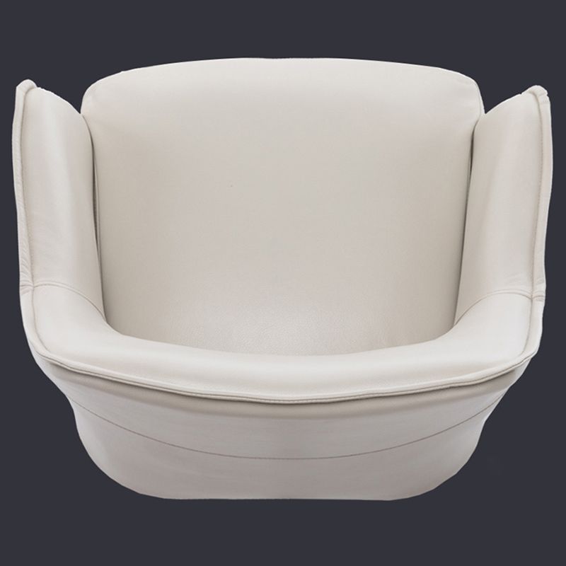 Faux Leather Arm Chair 22.44" L x 23.22" W x 32.67" H Accent Armchair for Living Room Clearhalo 'Accent Chairs' 'accent_chairs' 'Chairs & Seating' 'furn' 'furn_accent_chairs' 'Furniture' 'Living Room Furniture' 1200x1200_cb642514-eb25-411d-b247-11572810f1cc