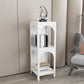 Modern Style Bookcase 13.78" Wide Metal Closed Back Bookshelf for Home Clearhalo 'Bookcases' 'furn' 'furn_bookcases' 'Furniture' 'furniture_bookcases' 'Office Furniture' 1200x1200_cb6531a8-24d9-4474-9adb-8c7bbd3b43ab