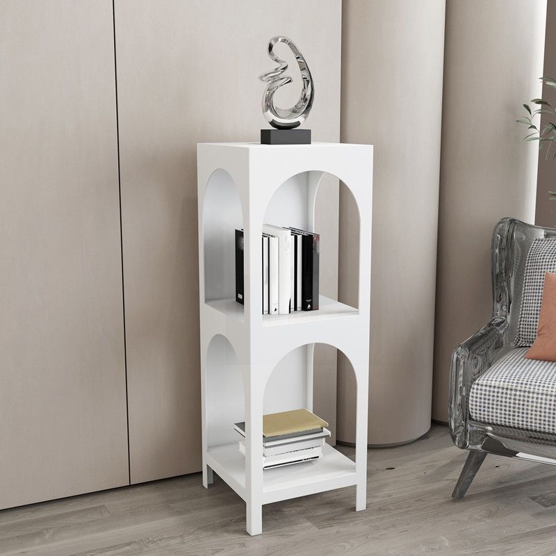 Modern Style Bookcase 13.78" Wide Metal Closed Back Bookshelf for Home Clearhalo 'Bookcases' 'furn' 'furn_bookcases' 'Furniture' 'furniture_bookcases' 'Office Furniture' 1200x1200_cb6531a8-24d9-4474-9adb-8c7bbd3b43ab