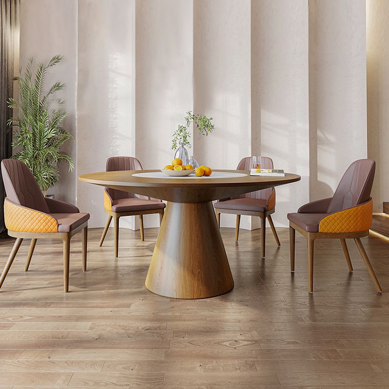 1/4/5/6/7 Pcs Ash Wood Dining Room Set with Round Table Modern Dining Set Clearhalo 'Dining Room Sets' 'Dining Tables & Seating' 'dining_room_set' 'furn' 'furn_dining_room_set' 'Furniture' 'furniture_dining_room_set' 'Kitchen & Dining Furniture' 'kitchen&dining_furn' 'kitchen' 1200x1200_cb663689-d546-4df5-8b4f-209bd3285e00