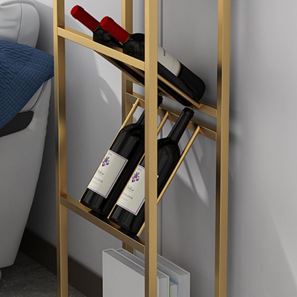 Glam Iron Bar Table Faux Marble White Specialty Top 41.3"H Bistro Table Clearhalo 'Bar Furniture' 'Bar Tables' 'bar_tables' 'Furniture' 'furniture_bar_tables' 'Kitchen & Dining Furniture' 'kitchen&dining_furn' 'kitchen' 1200x1200_cb66b1d6-9c9c-4a3a-b4a2-950ba7f666ce