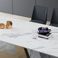 Modern Dining Set 1/4/5/6 Pcs Sintered Stone Dining Table with Side Chairs Clearhalo 'Dining Room Sets' 'Dining Tables & Seating' 'dining_room_set' 'furn' 'furn_dining_room_set' 'Furniture' 'Kitchen & Dining Furniture' 1200x1200_cb68e7df-58a4-446e-94e8-b032fda6f624